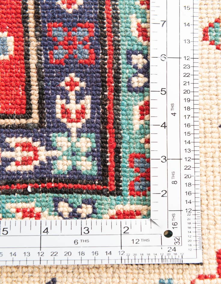 Detail image of  5' 2 x 6' 9  Hand Knotted Kazak Rug