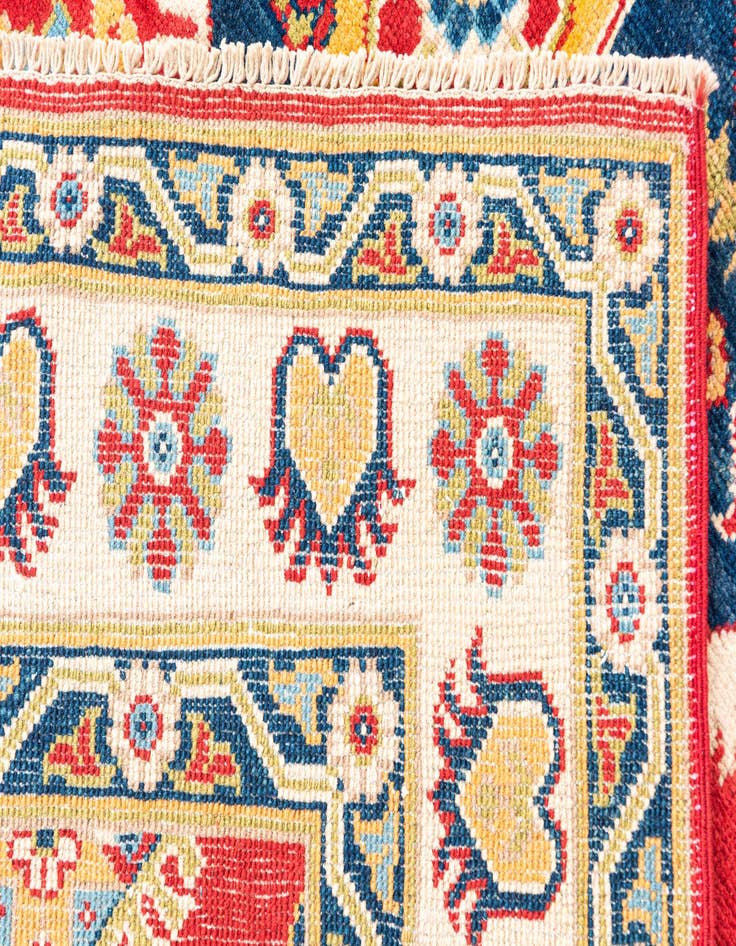Detail image of  5' x 7'  Hand Knotted Kazak Rug