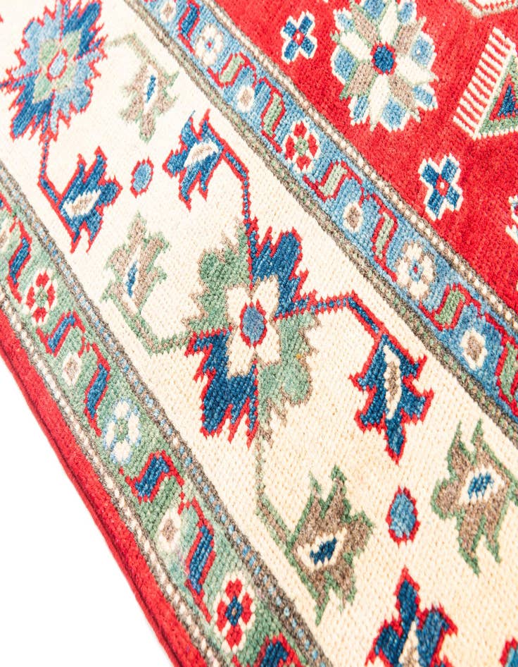 Detail image of  5' x 6' 8  Hand Knotted Kazak Rug