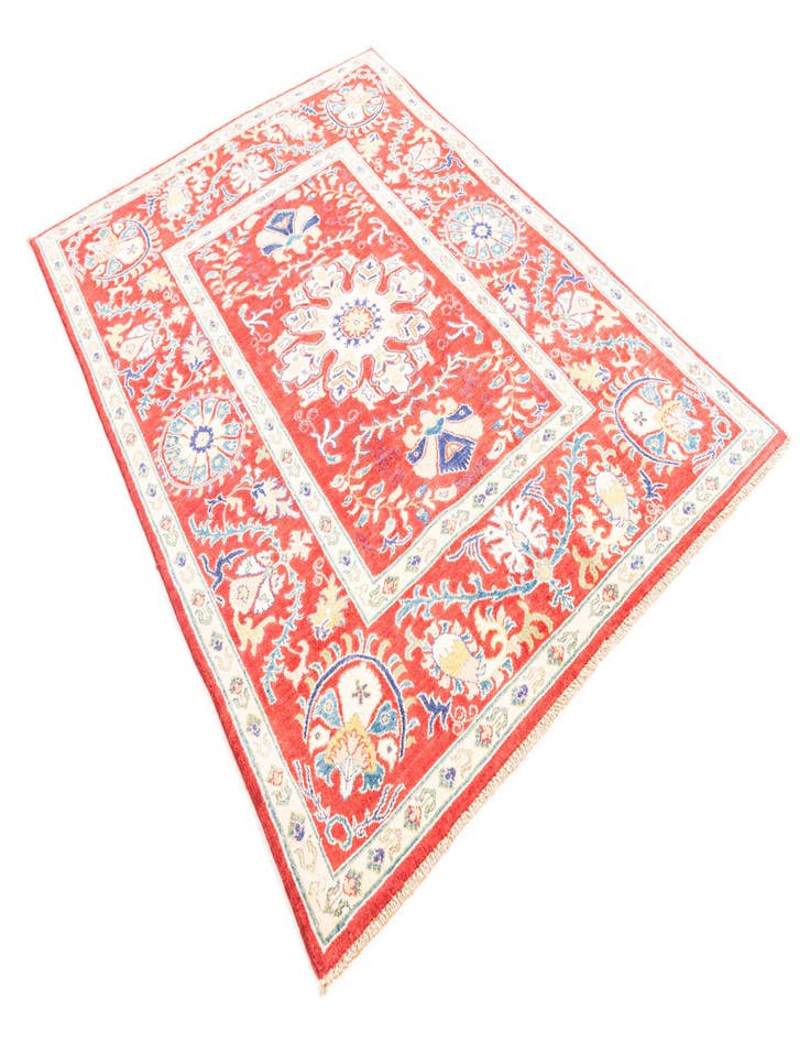 Detail image of  5' x 7'  Hand Knotted Kazak Rug