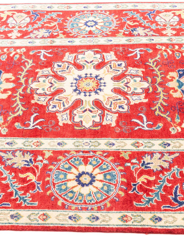 Detail image of  5' x 7'  Hand Knotted Kazak Rug