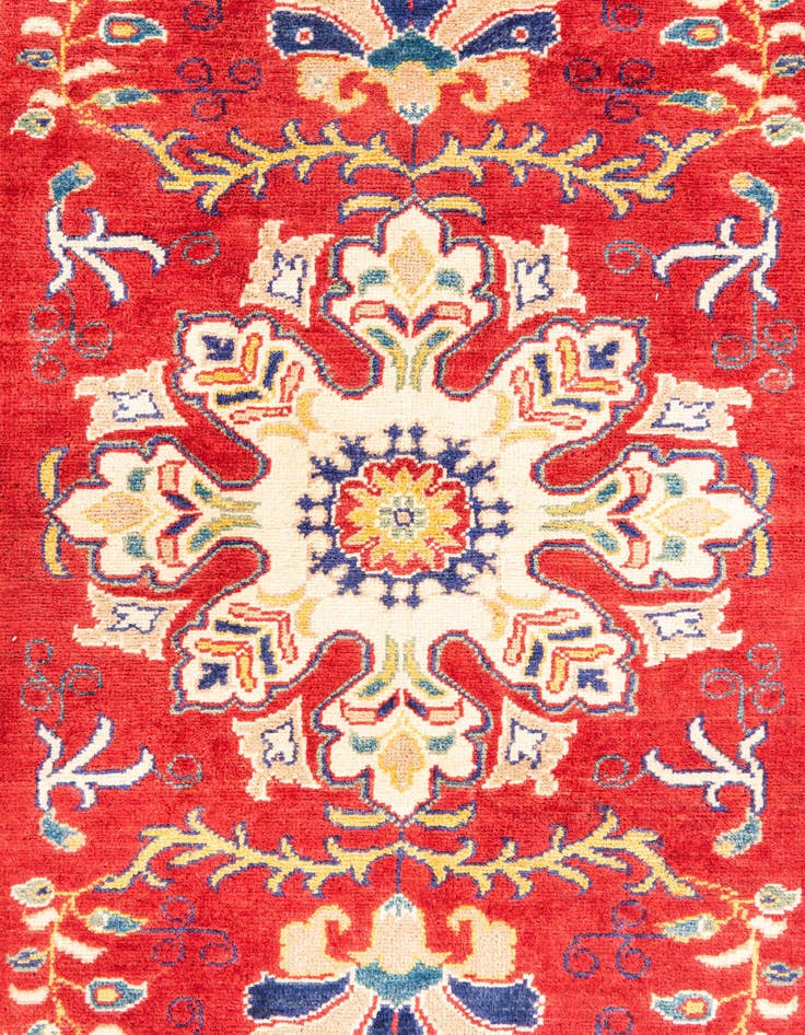 Detail image of  5' x 7'  Hand Knotted Kazak Rug