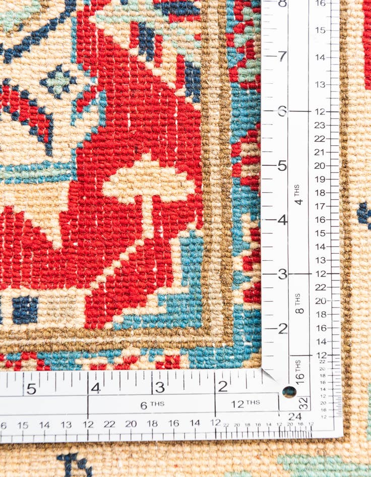 Detail image of  5' x 7'  Hand Knotted Kazak Rug