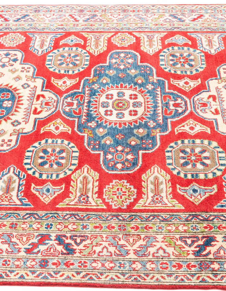 Detail image of  5' 2 x 6' 10  Hand Knotted Kazak Rug