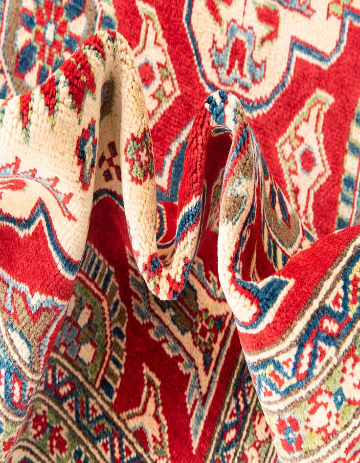 Detail image of  5' 2 x 6' 10  Hand Knotted Kazak Rug