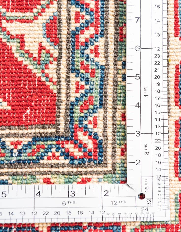 Detail image of  5' 2 x 6' 10  Hand Knotted Kazak Rug