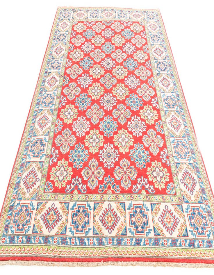 Detail image of  6' x 8' 7  Hand Knotted Kazak Rug