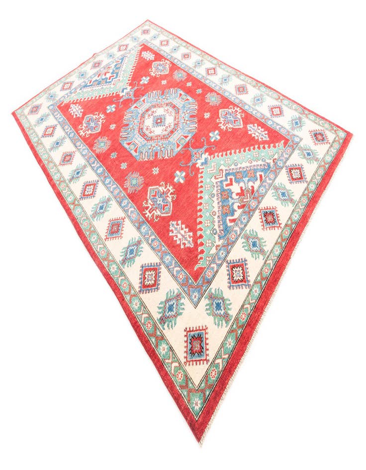 Detail image of  6' 8 x 9' 8  Hand Knotted Kazak Rug