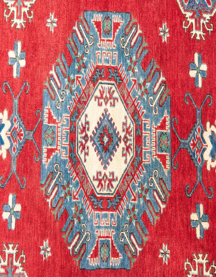 Detail image of  6' 8 x 9' 8  Hand Knotted Kazak Rug