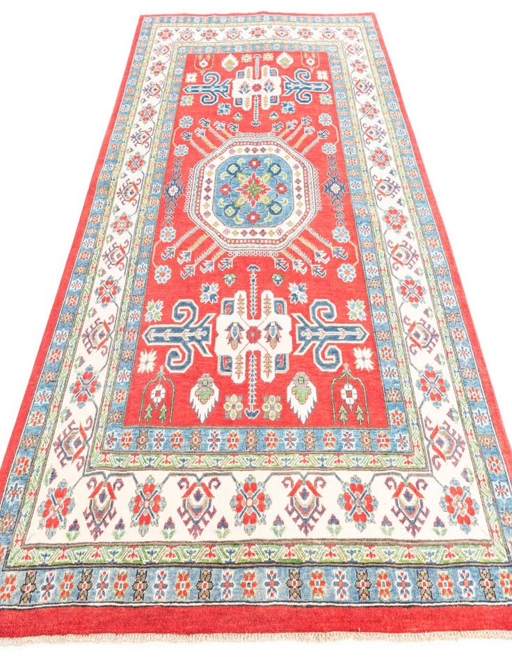 Detail image of  6' 7 x 9' 6  Hand Knotted Kazak Rug