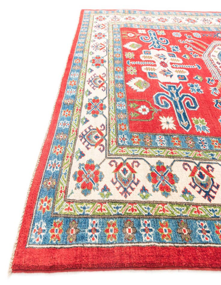 Detail image of  6' 7 x 9' 6  Hand Knotted Kazak Rug