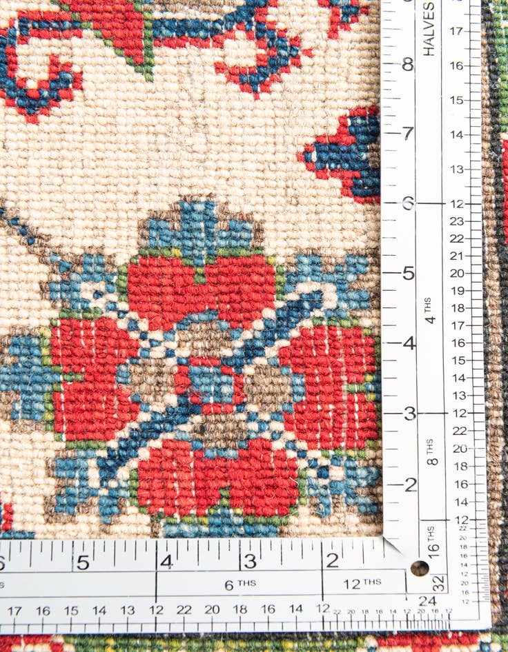 Detail image of  6' 7 x 9' 6  Hand Knotted Kazak Rug