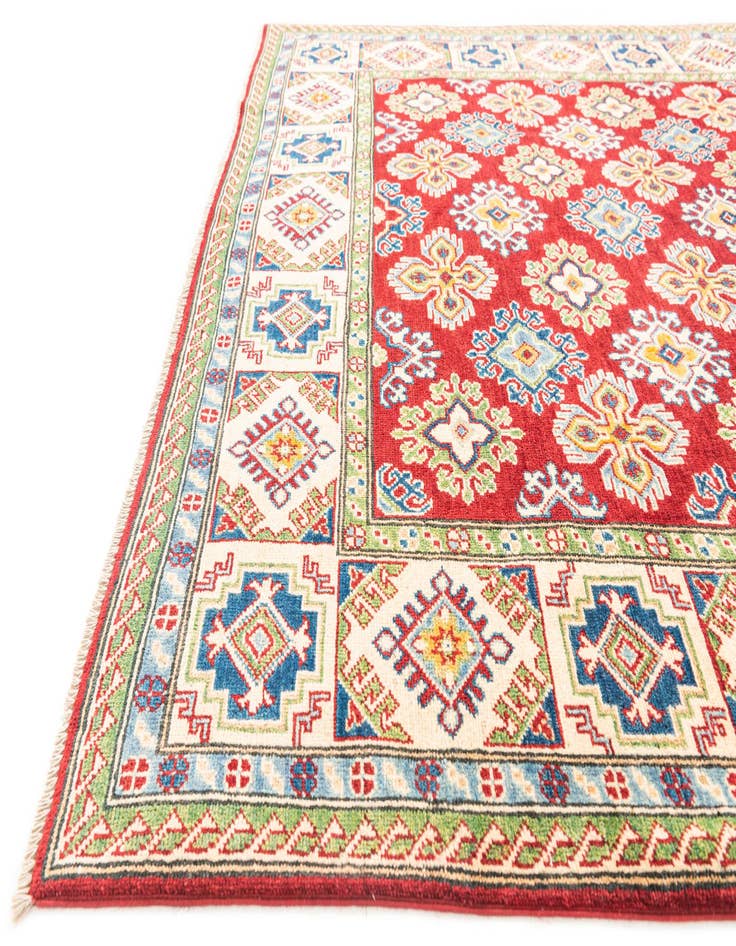 Detail image of  5' 10 x 9' 2  Hand Knotted Kazak Rug