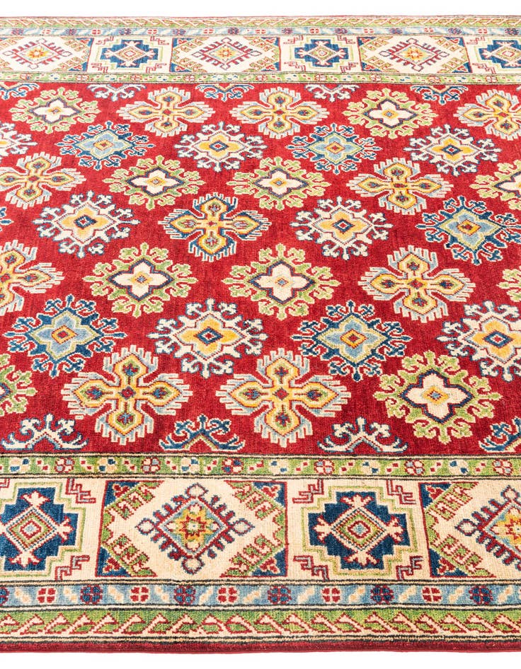 Detail image of  5' 10 x 9' 2  Hand Knotted Kazak Rug