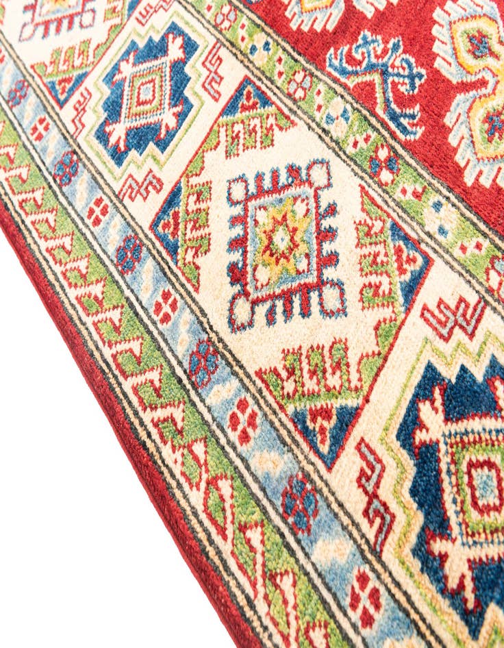 Detail image of  5' 10 x 9' 2  Hand Knotted Kazak Rug