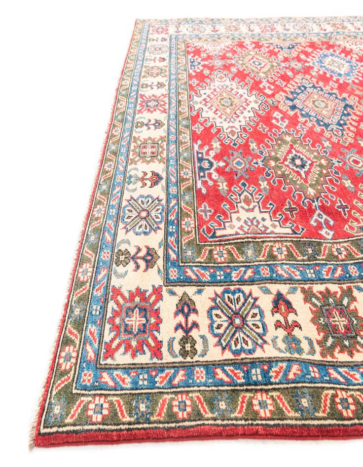 Detail image of  6' 5 x 9' 9  Hand Knotted Kazak Rug