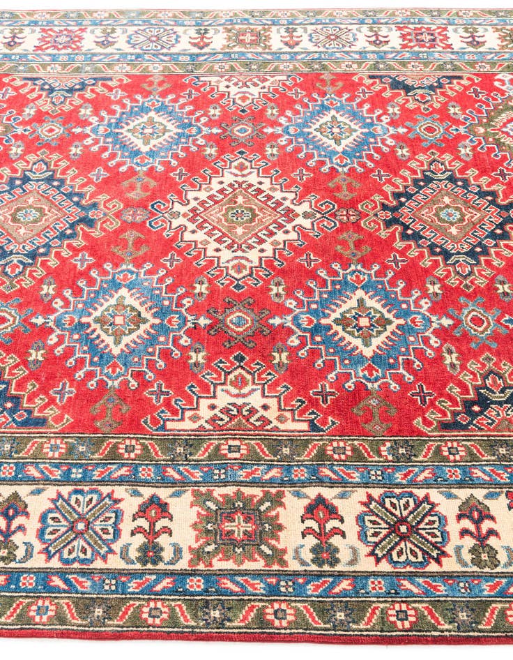 Detail image of  6' 5 x 9' 9  Hand Knotted Kazak Rug