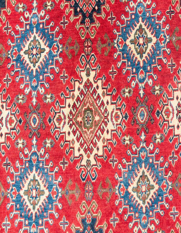 Detail image of  6' 5 x 9' 9  Hand Knotted Kazak Rug