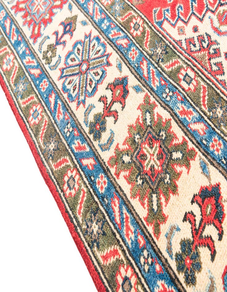 Detail image of  6' 5 x 9' 9  Hand Knotted Kazak Rug