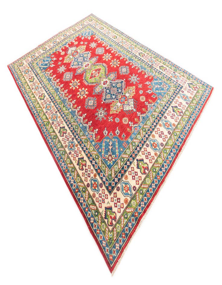 Detail image of  6' 10 x 9' 10  Hand Knotted Kazak Rug