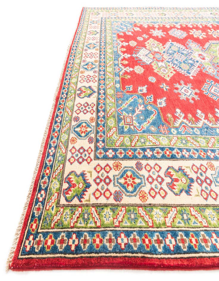 Detail image of  6' 10 x 9' 10  Hand Knotted Kazak Rug