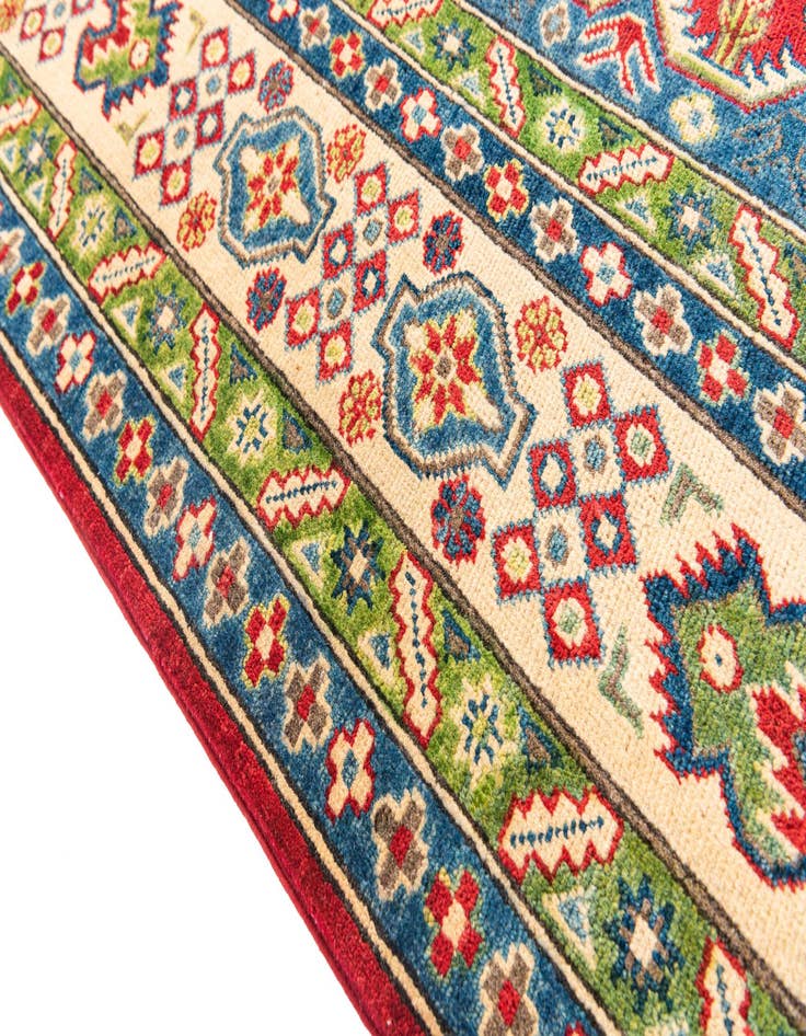Detail image of  6' 10 x 9' 10  Hand Knotted Kazak Rug