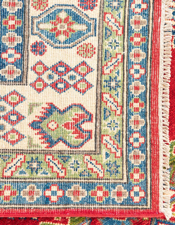 Detail image of  6' 10 x 9' 10  Hand Knotted Kazak Rug