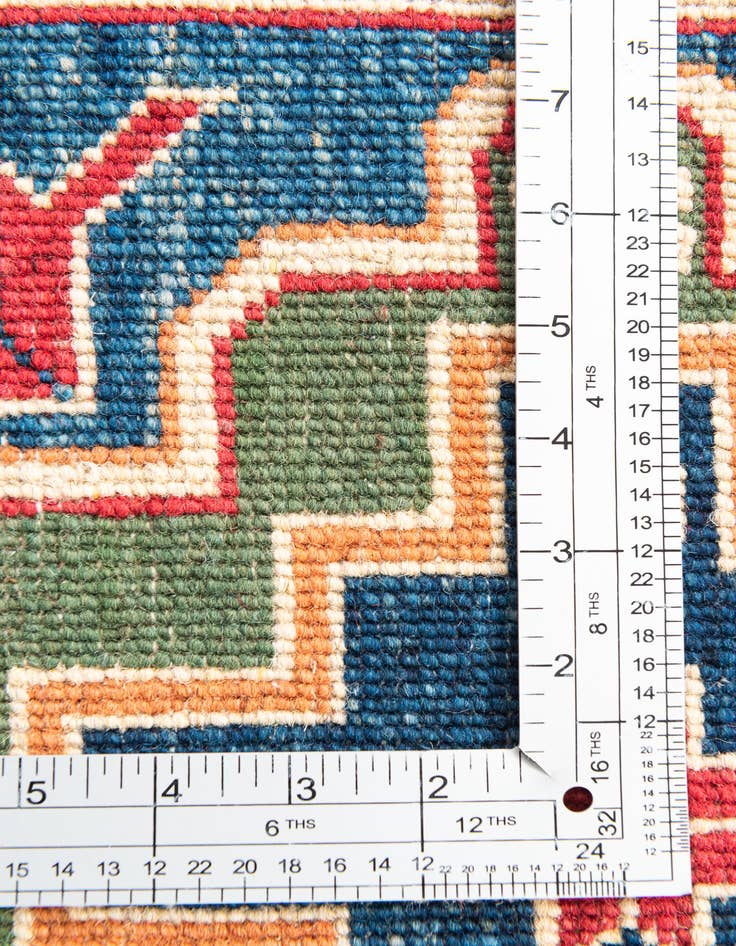 Detail image of  6' 7 x 9' 6  Hand Knotted Kazak Rug