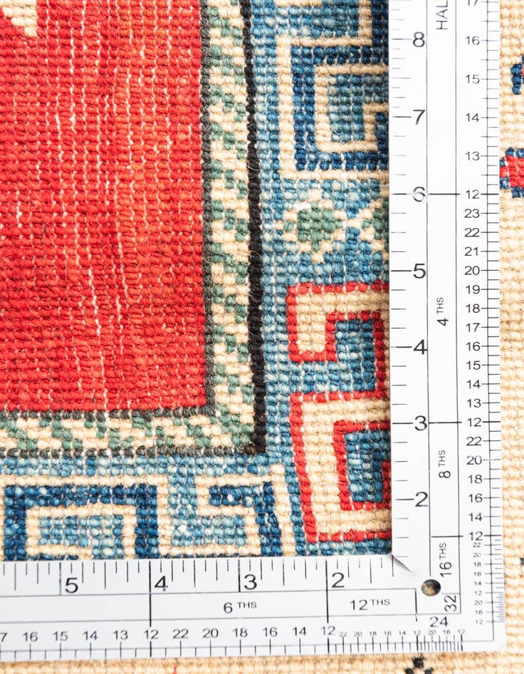 Detail image of  6' 5 x 9' 6  Hand Knotted Kazak Rug