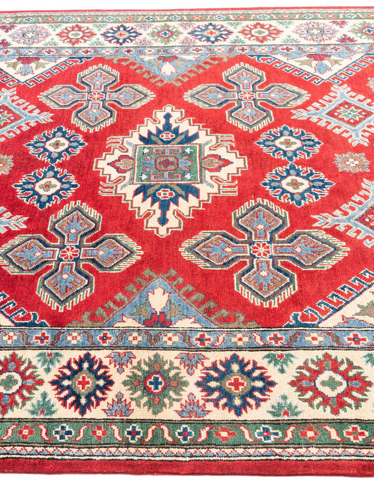 Detail image of  6' x 9' 2  Hand Knotted Kazak Rug