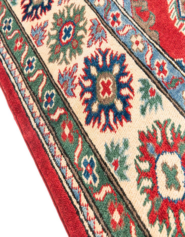 Detail image of  6' x 9' 2  Hand Knotted Kazak Rug