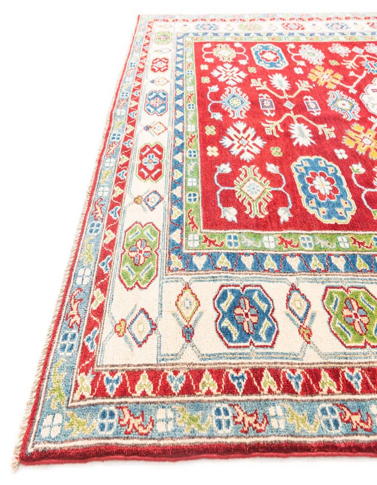 Detail image of  6' 3 x 10'  Hand Knotted Kazak Rug