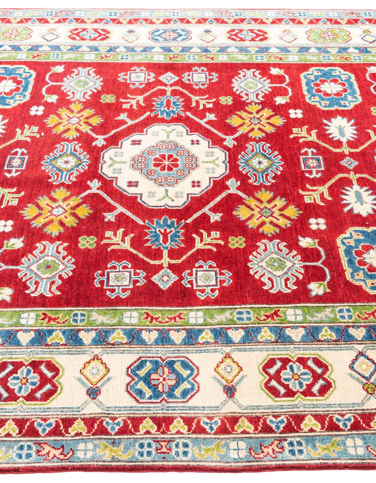 Detail image of  6' 3 x 10'  Hand Knotted Kazak Rug