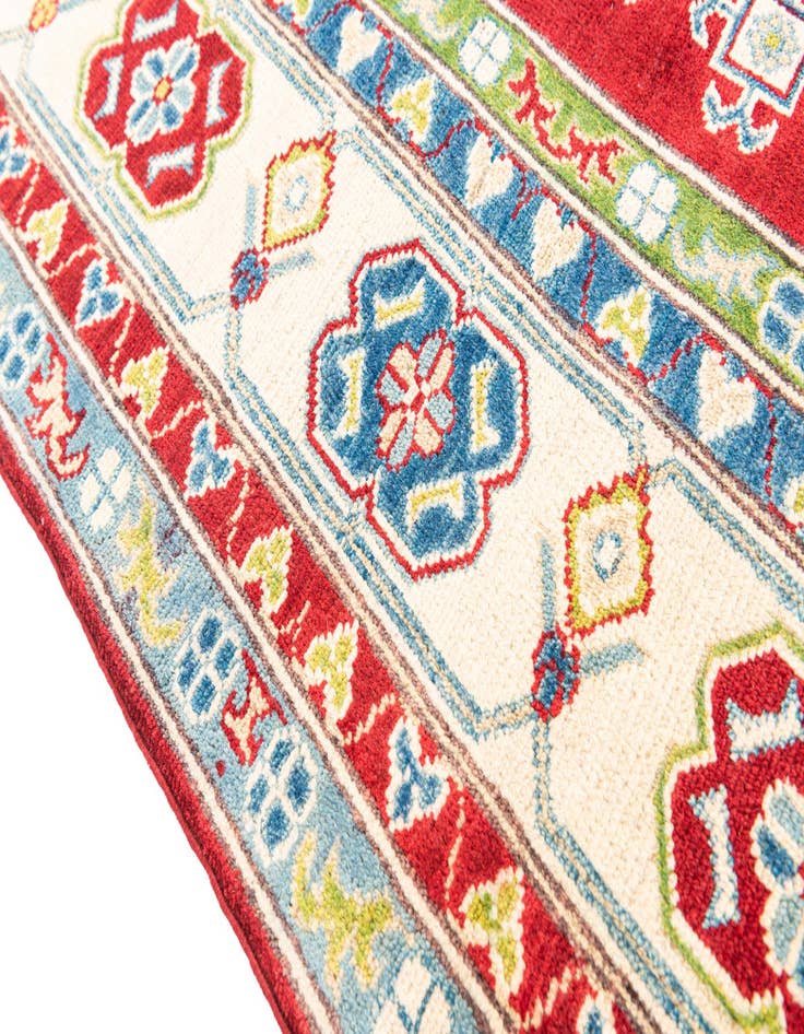 Detail image of  6' 3 x 10'  Hand Knotted Kazak Rug