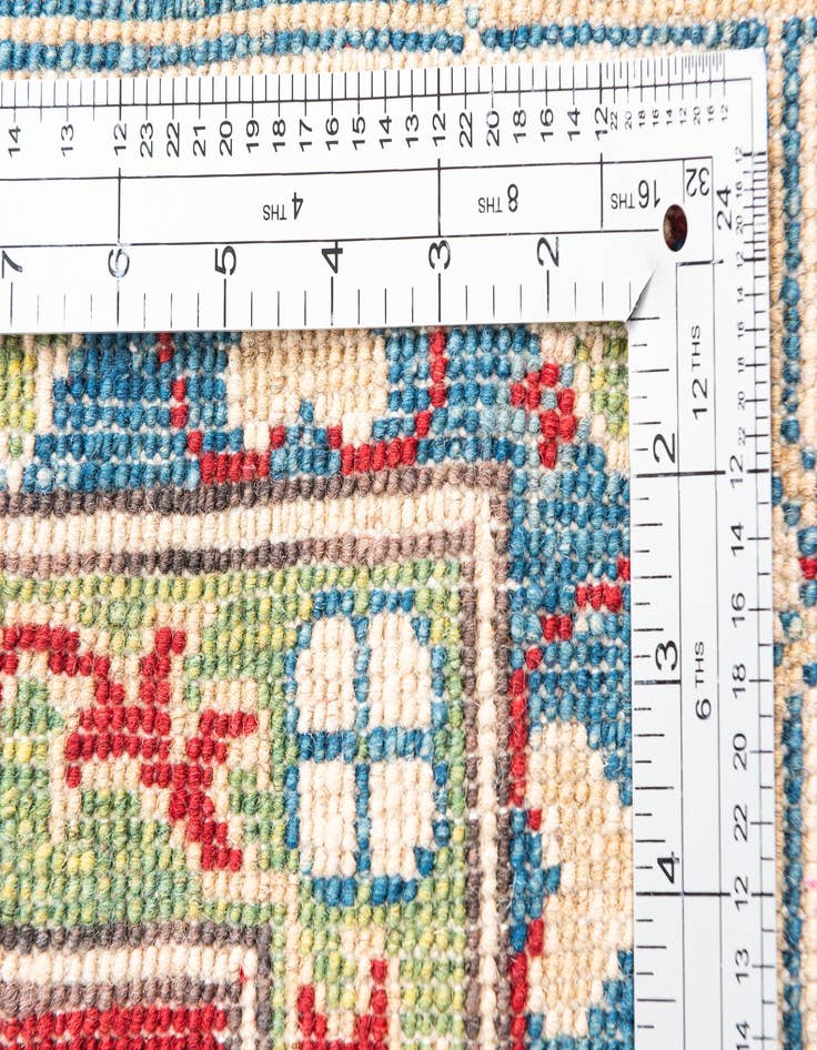 Detail image of  6' 3 x 10'  Hand Knotted Kazak Rug