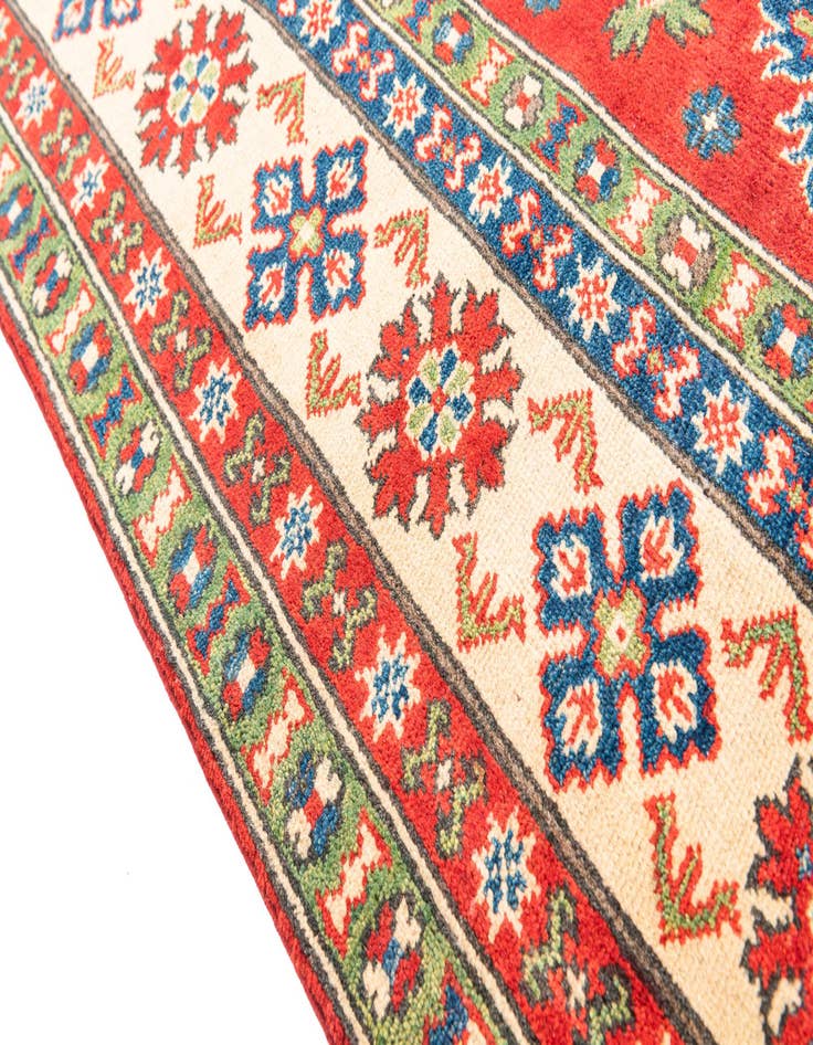 Detail image of  6' 7 x 9' 9  Hand Knotted Kazak Rug