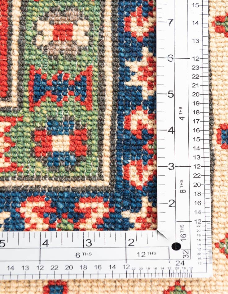 Detail image of  6' 7 x 9' 9  Hand Knotted Kazak Rug