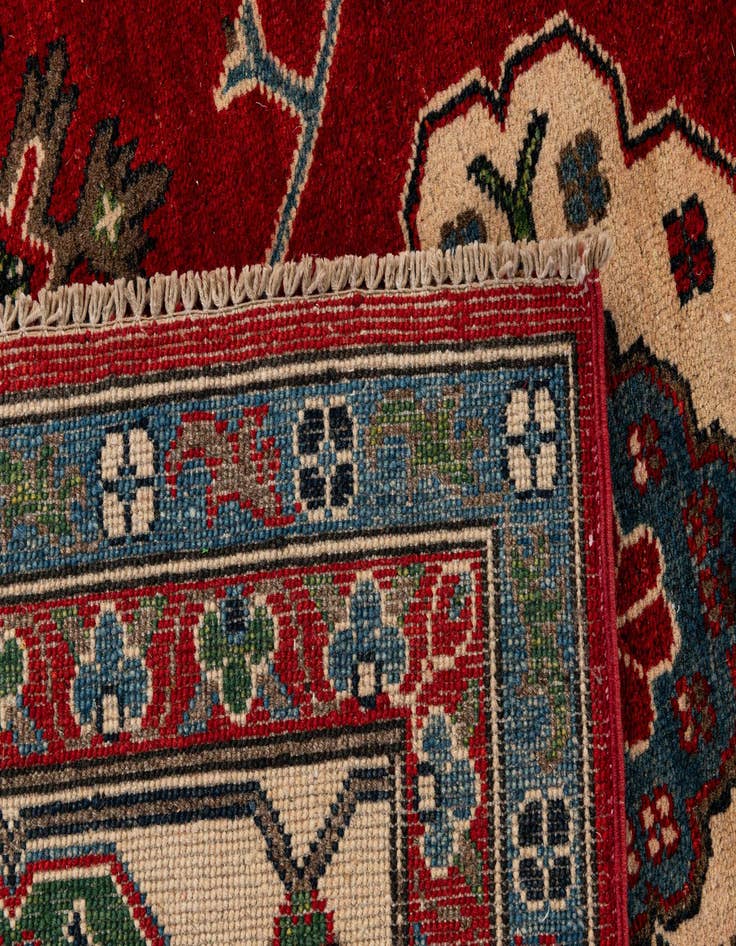 Detail image of  6' 8 x 9' 9  Hand Knotted Kazak Rug