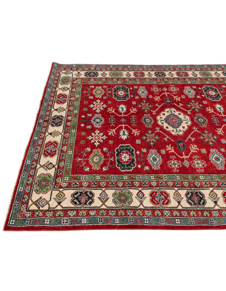 Detail image of  6' 8 x 9' 9  Hand Knotted Kazak Rug