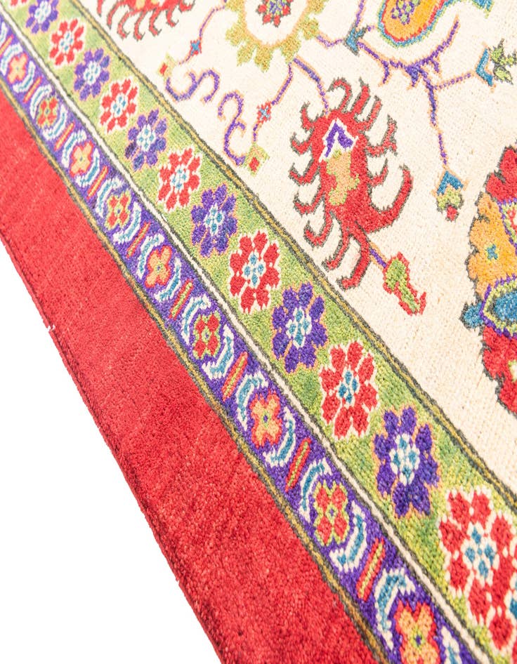 Detail image of  6' 7 x 9' 6  Hand Knotted Kazak Rug