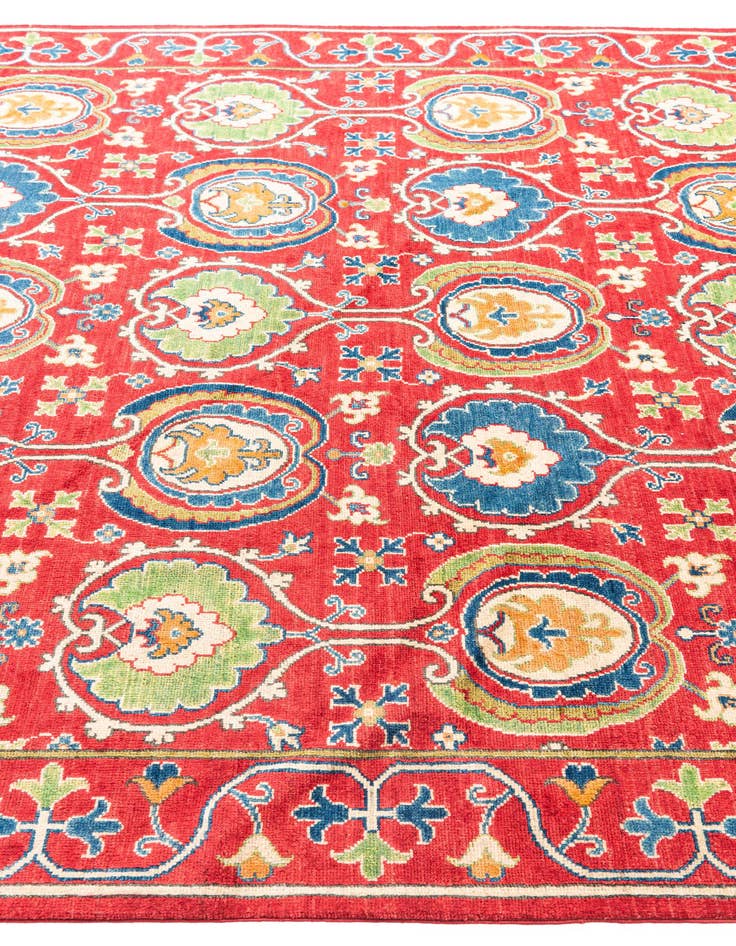 Detail image of  6' 8 x 10' 4  Hand Knotted Kazak Rug