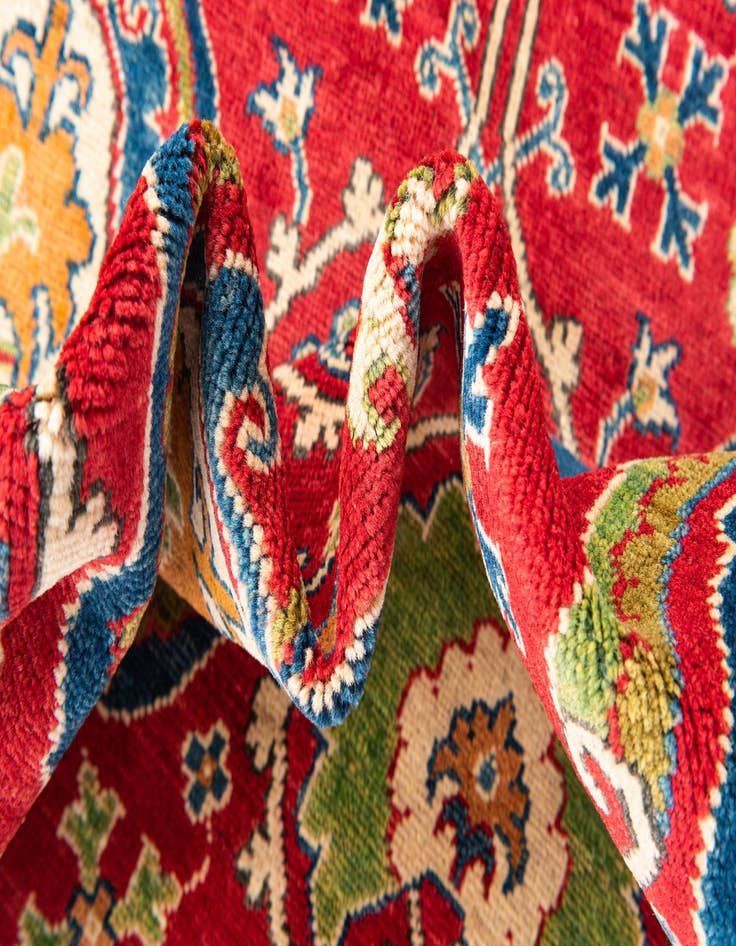 Detail image of  6' 8 x 10' 4  Hand Knotted Kazak Rug