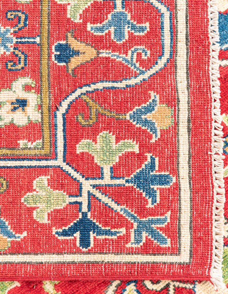 Detail image of  6' 8 x 10' 4  Hand Knotted Kazak Rug