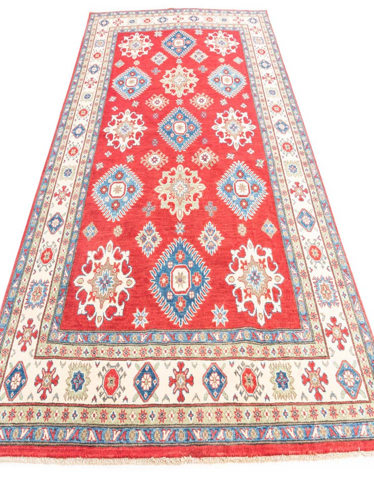 Detail image of  6' 7 x 9' 2  Hand Knotted Kazak Rug