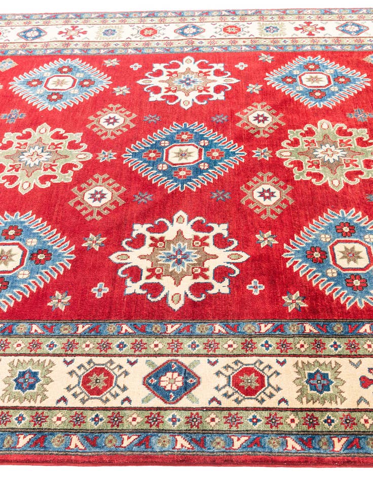 Detail image of  6' 7 x 9' 2  Hand Knotted Kazak Rug