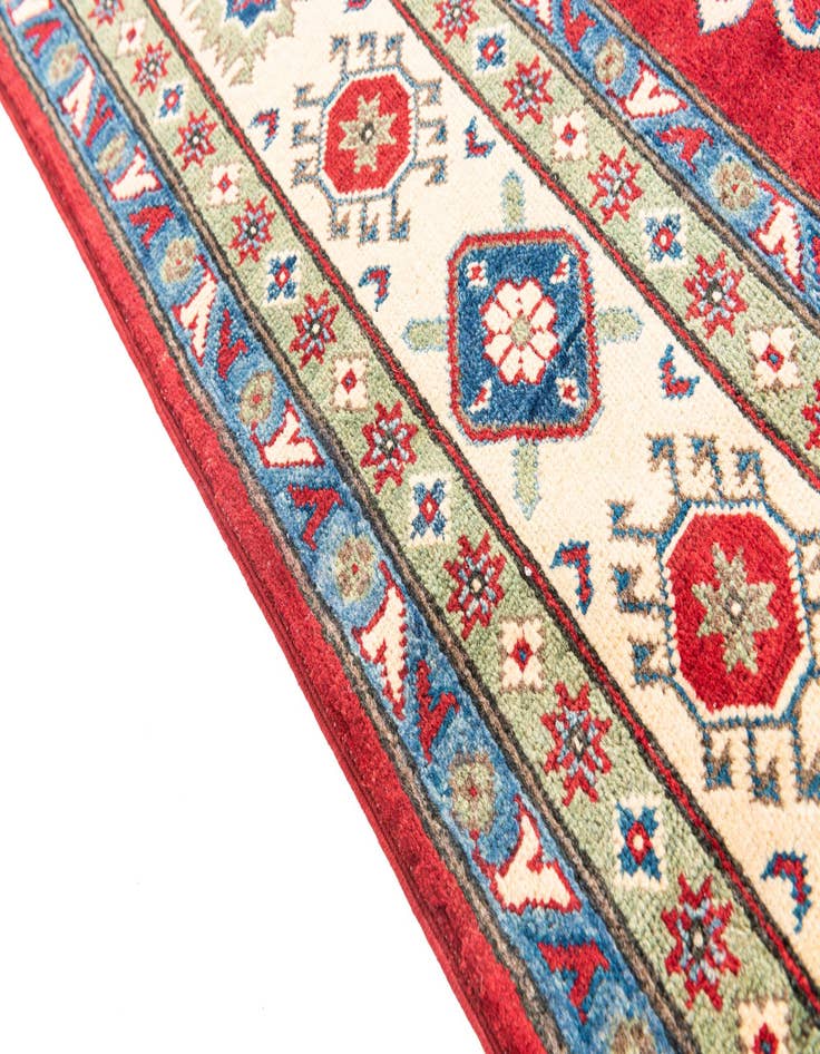 Detail image of  6' 7 x 9' 2  Hand Knotted Kazak Rug