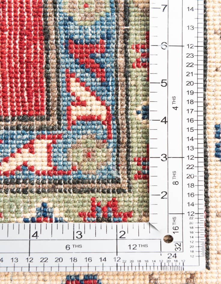 Detail image of  6' 7 x 9' 2  Hand Knotted Kazak Rug