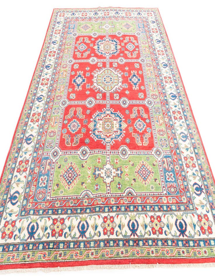 Detail image of  6' 9 x 9' 6  Hand Knotted Kazak Rug