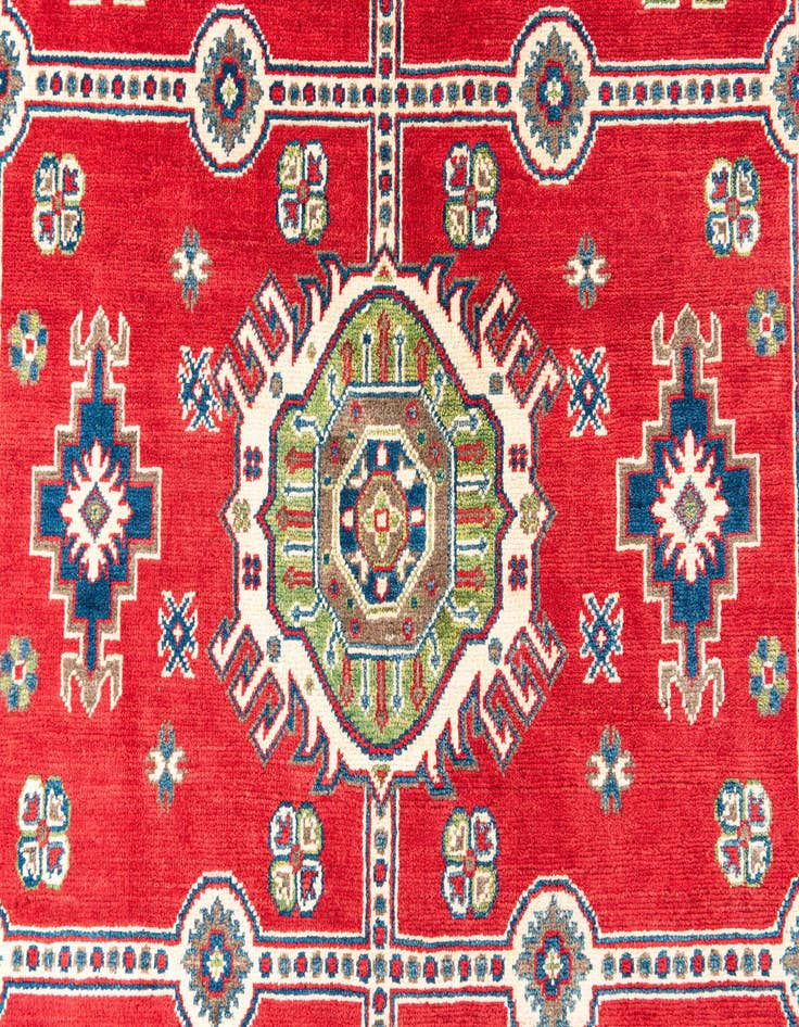 Detail image of  6' 9 x 9' 6  Hand Knotted Kazak Rug
