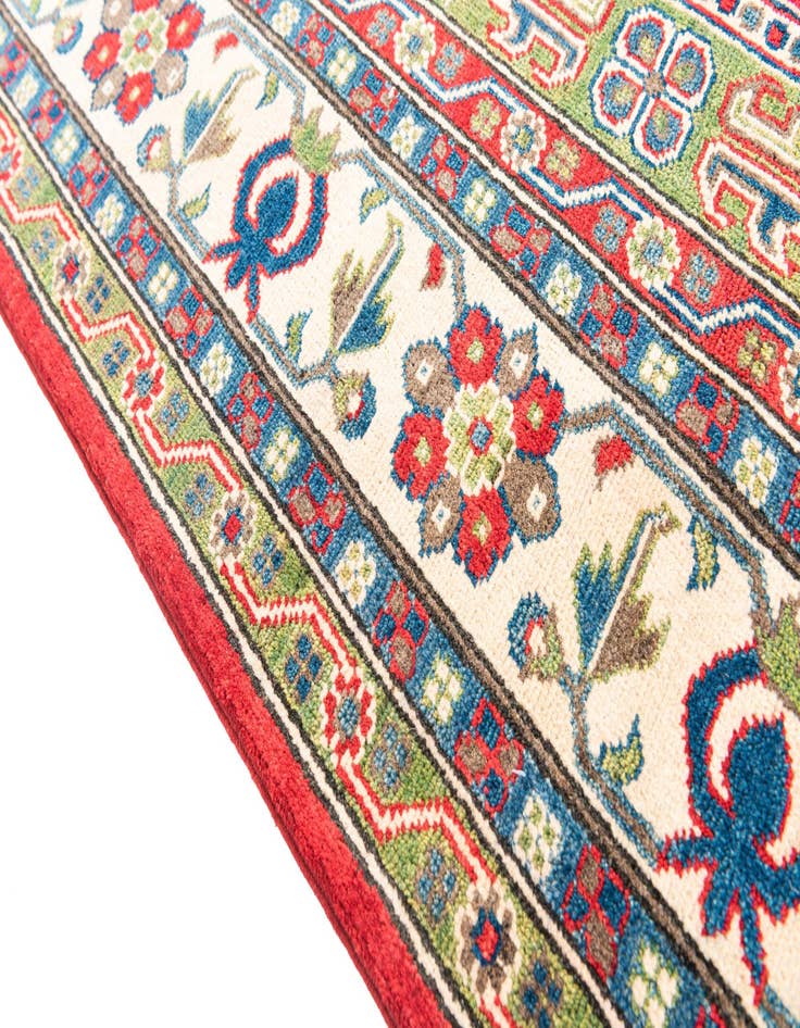 Detail image of  6' 9 x 9' 6  Hand Knotted Kazak Rug